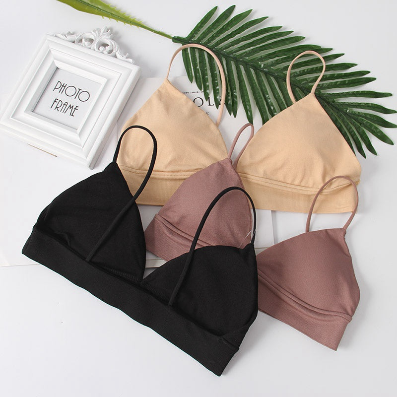 Soft Bralette Seamless Deep V Bra