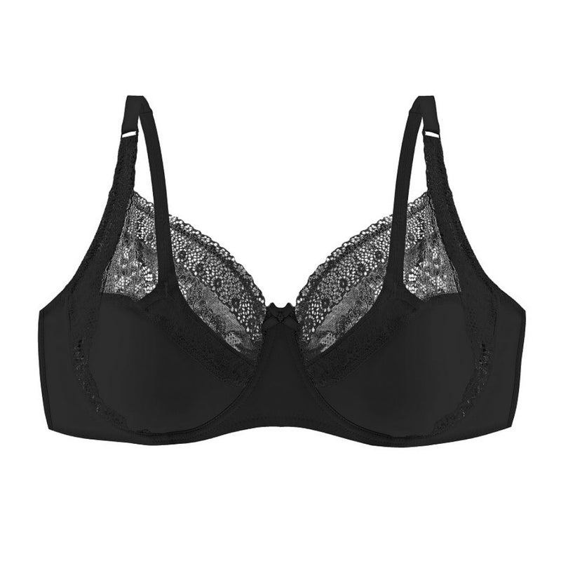 V-neck Full Coverage Non Padded Bra