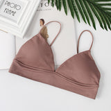 Soft Bralette Seamless Deep V Bra