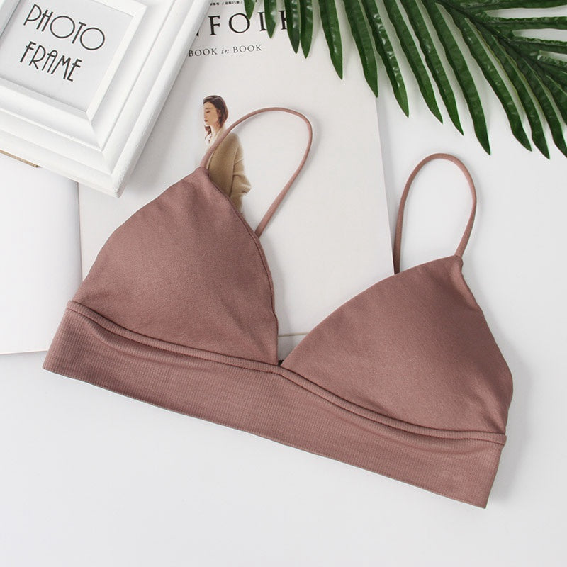 Soft Bralette Seamless Deep V Bra