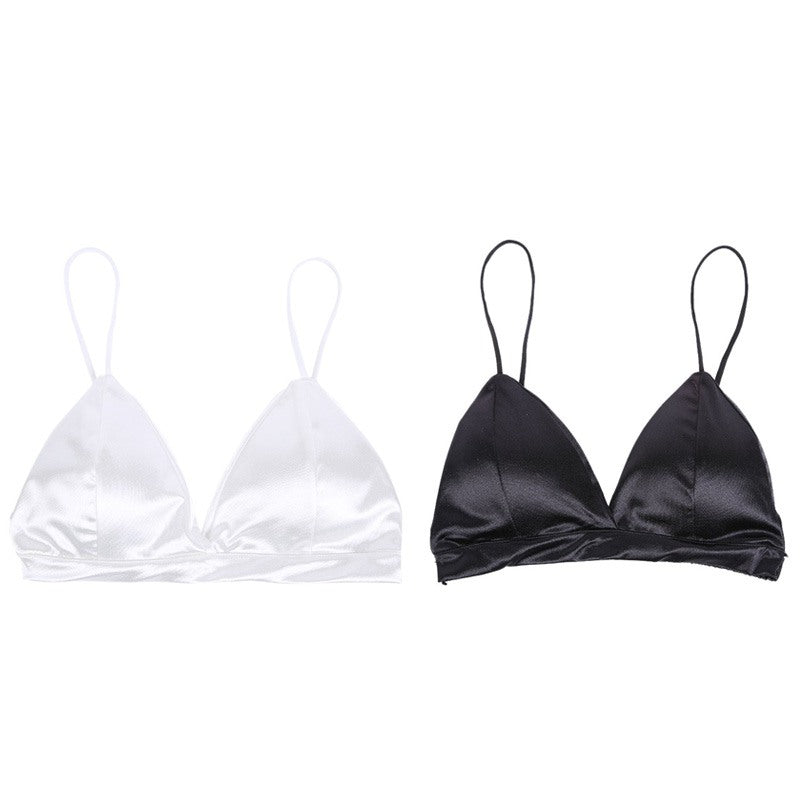 Lace Elastic Strap Wireless Comfort Bra