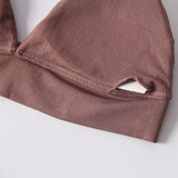 Soft Bralette Seamless Deep V Bra