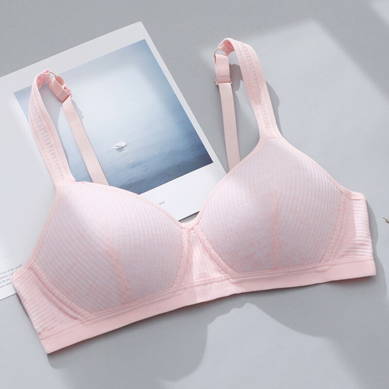 Solid Color Small Breasts Thin Bra