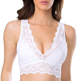 V-neck Lace Seamless Bra