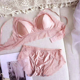 Ice Silk Bra set