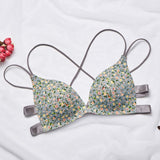 Flower Printed Bras