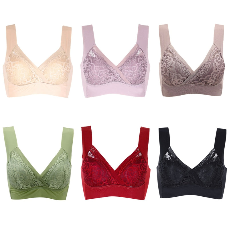 No Rims High Elasticity Cotton Nursing Bras