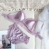 Ice Silk Bra set