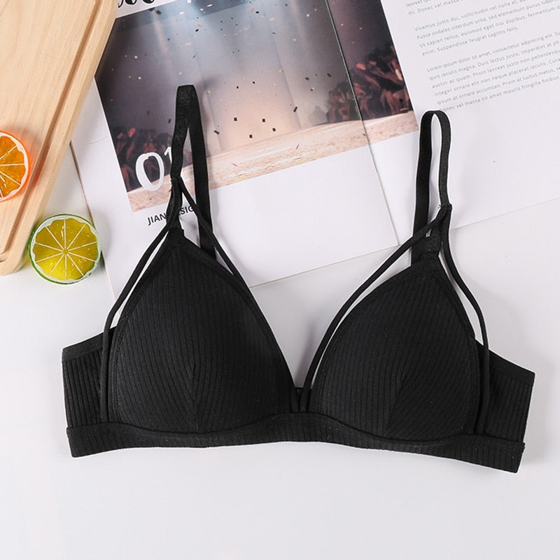 Cotton Sexy Underwear Adjustable Bra