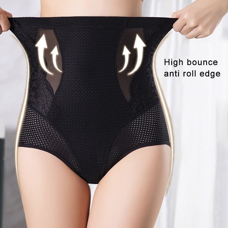 Breathable High-Waist Abdomen Shaping Panties