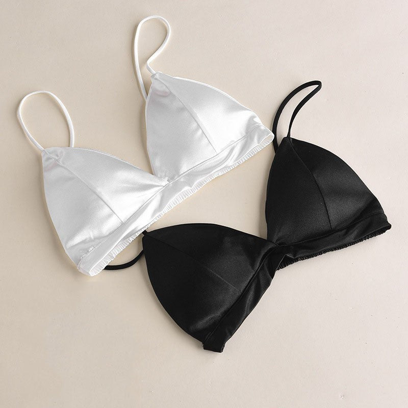 Lace Elastic Strap Wireless Comfort Bra