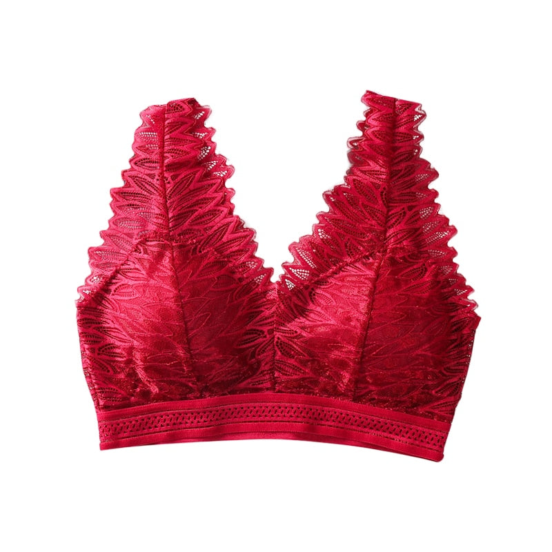 Women Bralette French Style Lace Bra