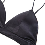 Lace Elastic Strap Wireless Comfort Bra