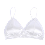 Lace Elastic Strap Wireless Comfort Bra