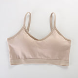 Chest Pad Camisole Sports Bra