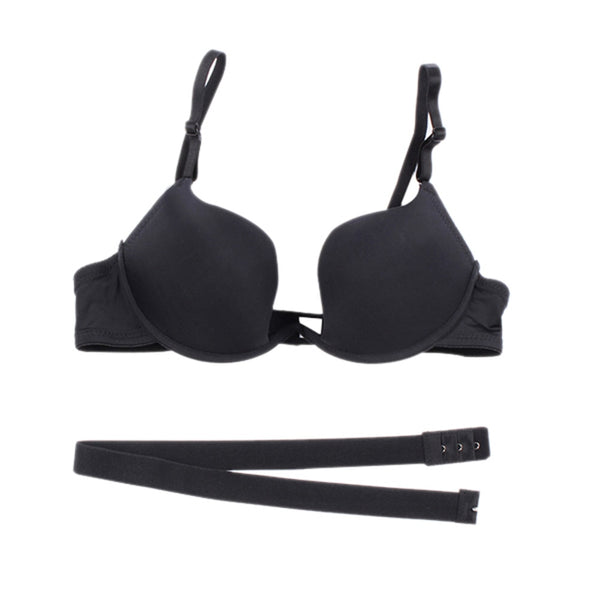 Deep U Low Cut Super Push Up Backless Bra