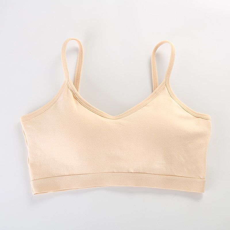 Chest Pad Camisole Sports Bra