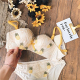 Fruit Salad Gather Adjustable Rimless Bra Set