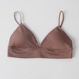 Soft Bralette Seamless Deep V Bra