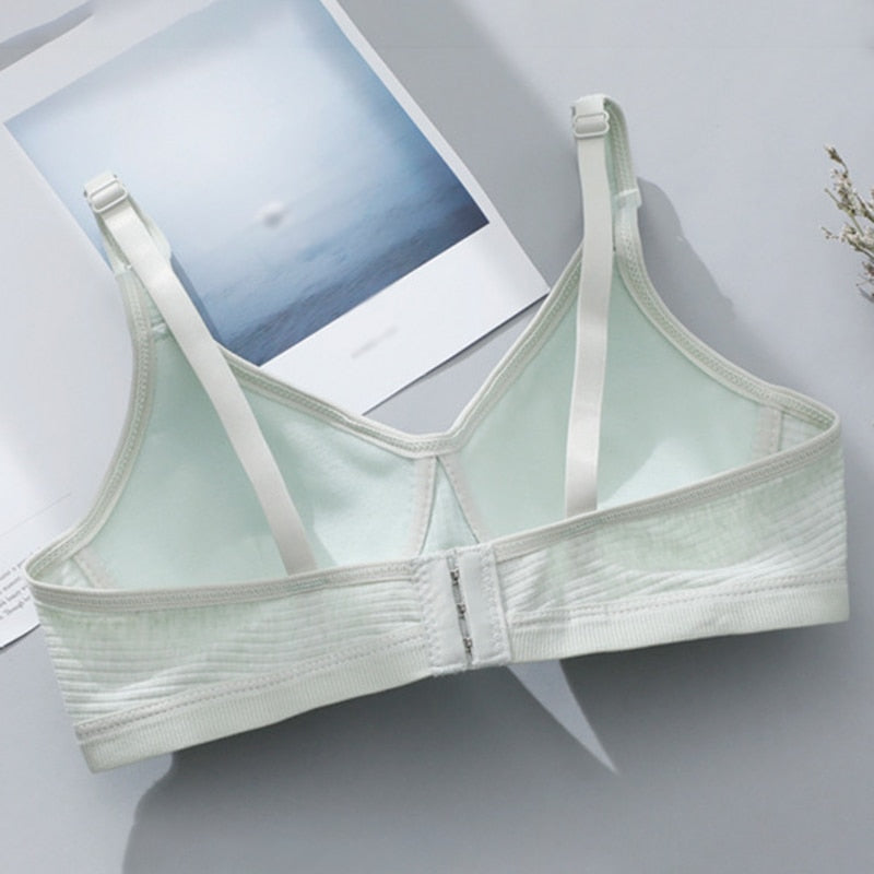 Solid Color Small Breasts Thin Bra