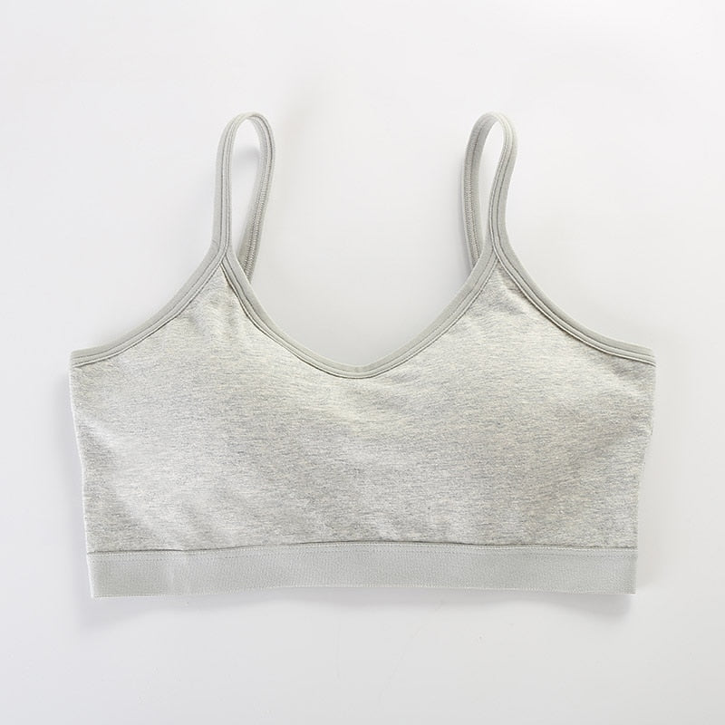 Chest Pad Camisole Sports Bra