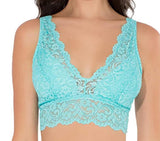 V-neck Lace Seamless Bra