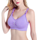 Breastfeeding Maternity Wire free Cotton Nursing Bras