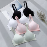 Solid Color Small Breasts Thin Bra