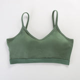 Chest Pad Camisole Sports Bra