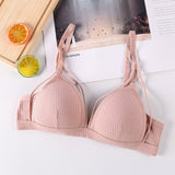 Cotton Sexy Underwear Adjustable Bra