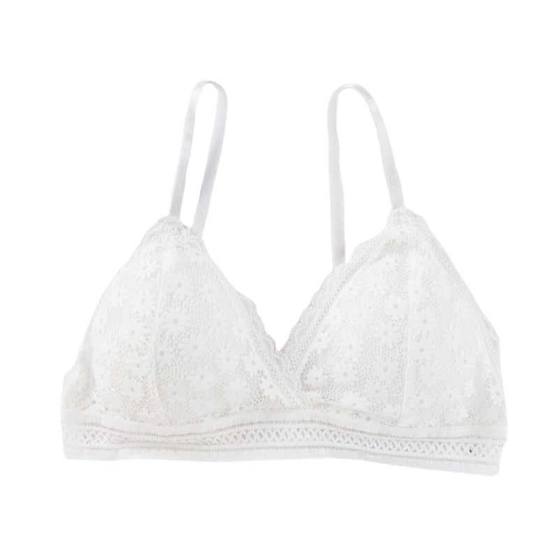 Padded Soft Floral Lace Bra