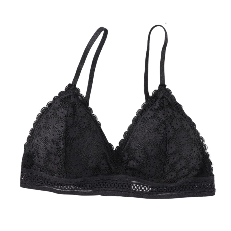 Padded Soft Floral Lace Bra